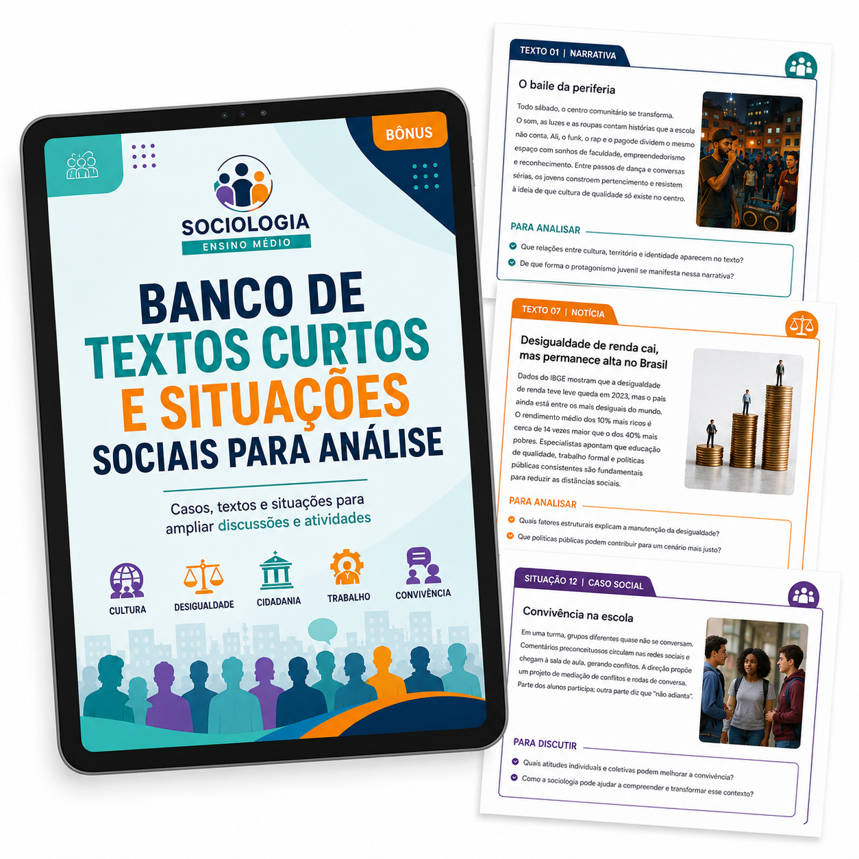 Banco De Textos Curtos E Situações Sociais Para Análise