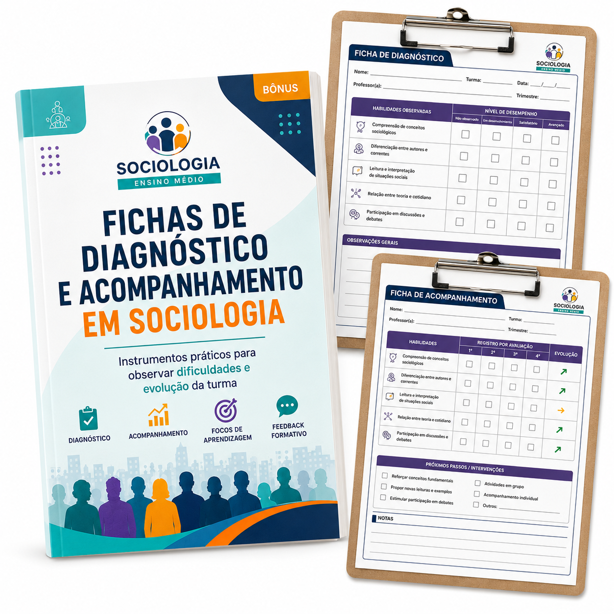 Fichas De Diagnóstico E Acompanhamento Em Sociologia